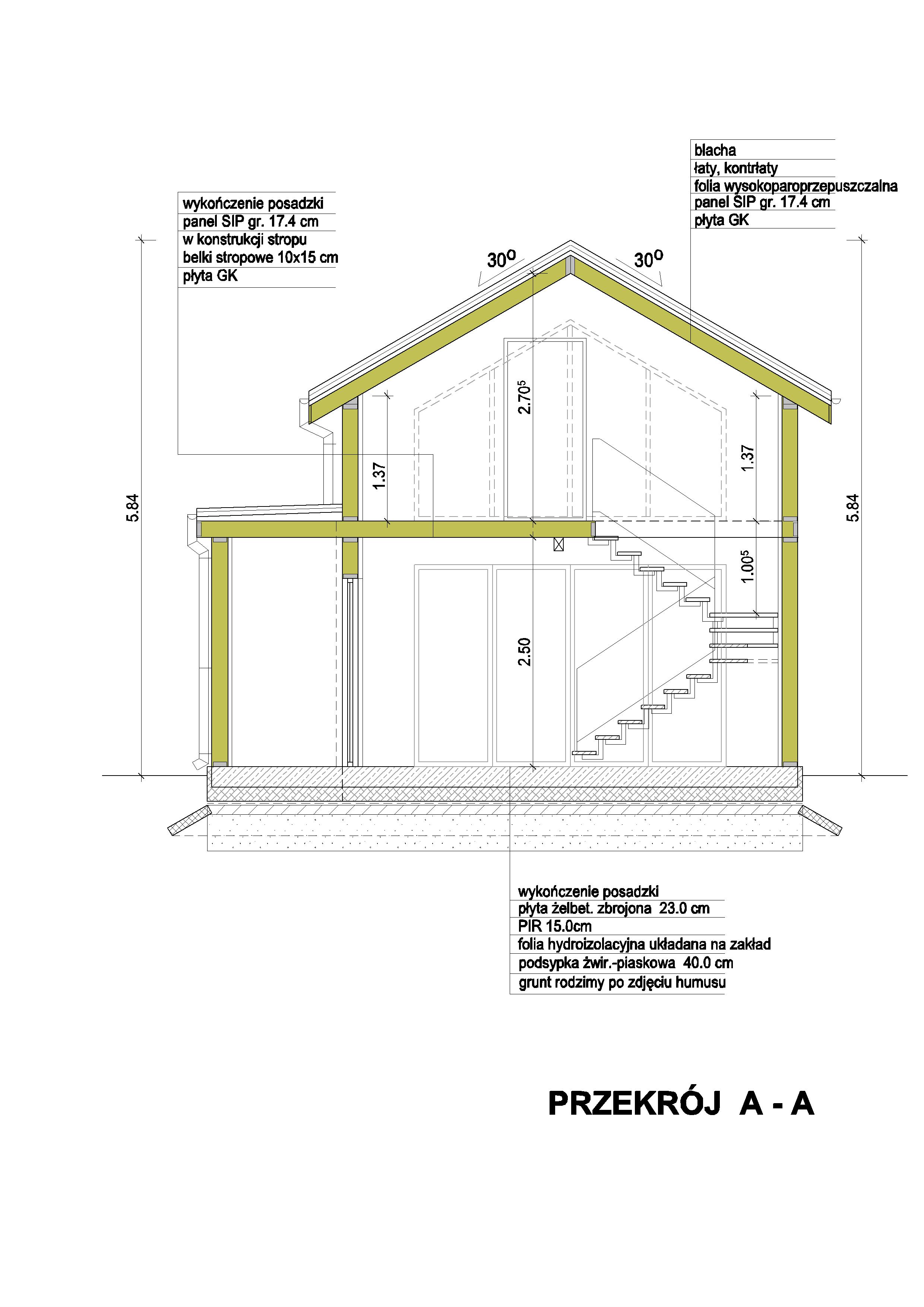 Przekrój A-A