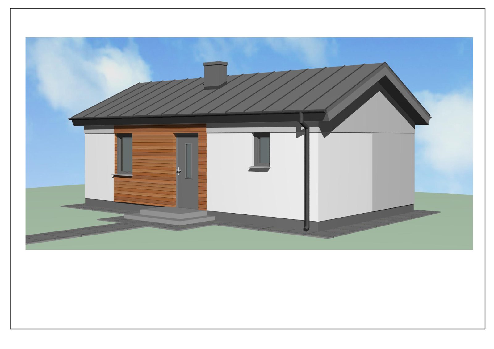 LUNA 45 — wizualizacja producenta (narożnik)